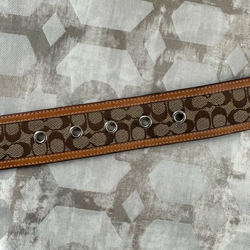 Coach, Classic Vintage Coach Logo Belt, Size 39” Leng… Gem